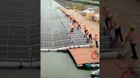 Installing floating solar photovoltaics: Collecting electricity