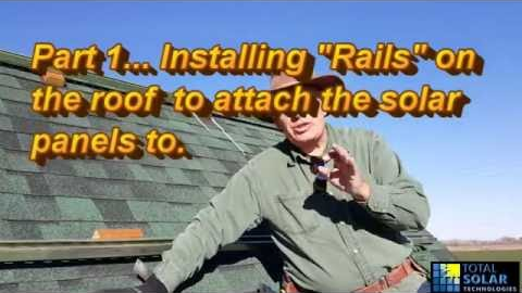 DIY Cheap Solar Panel Install On roof