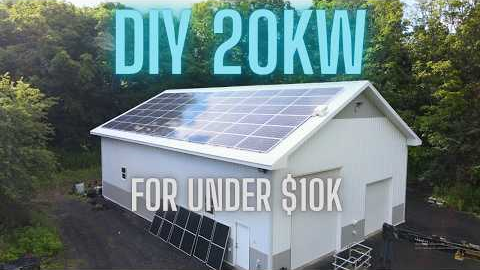 Installing a Massive Solar System on My Shop Roof