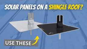 How to Attach Solar Panels to a Shingle Roof