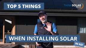 5 Things You Need to Consider Before Installing Solar in New Zealand