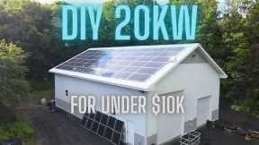 Installing a Massive Solar System on My Shop Roof