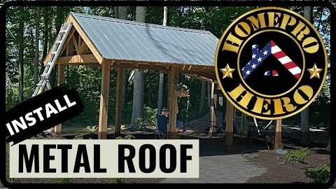 Can YOU Install a Metal Roof Yourself?  Pavillion | DIY