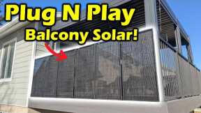 The Simplest Solar System I've Ever Installed!  I Just Plugged It In!
