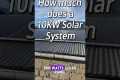 How much for a 10kw solar system