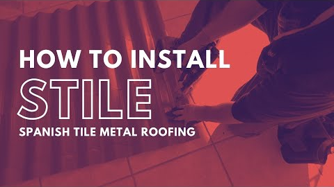 How to Install Spanish Style Metal Roofing - Stile