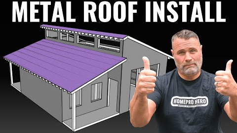 Pole Barn Build on a Budget | Installing a Metal Roof the Right Way (7)