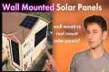 WALL MOUNTED Solar Panels - How do