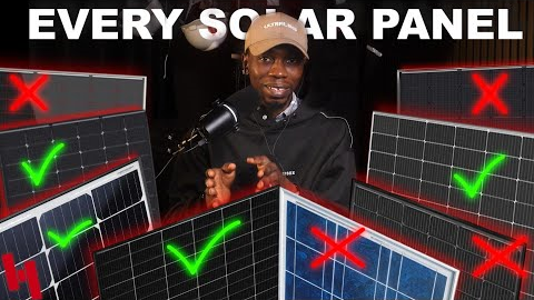 Every Solar Panel type EXPLAINED!