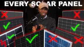 Every Solar Panel type EXPLAINED!