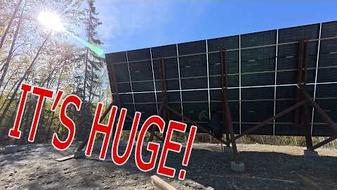 Building a massive custom-designed 8000 watt solar panel array!