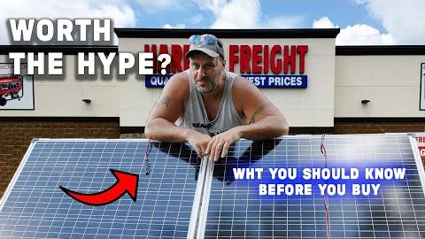 Harbor Freight Solar Panels and WHAT YOU NEED TO KNOW before you buy them