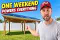 How to Build a DIY Solar Pergola That 